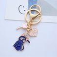 thumbnail image 1 of Cartoon Anime Keychain Sweet Cat Girl Car Key Chain, 1 of 5