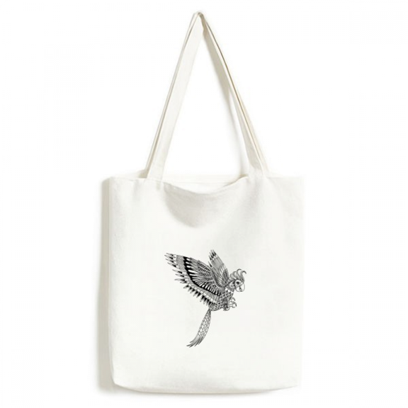 Bird Paint Flying Loyal Tote Canvas Bag Shopping Satchel Casual Handbag