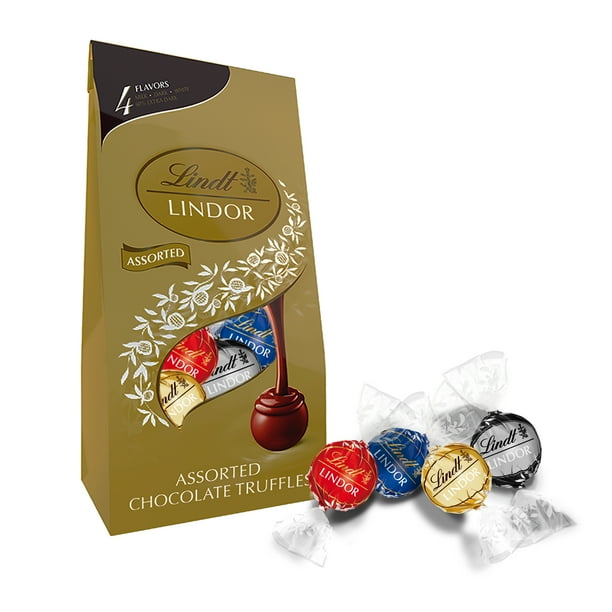 LINDT Lindor Chocolate Assorted Truffle Bag, 19 oz