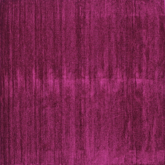 Ahgly Company Indoor Square Abstract Purple Contemporary Area Rugs, 7' Square