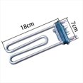 thumbnail image 3 of double U Shape Heating tube replacement for Midea Washing Machine washing machine heating element with sensor, 3 of 4