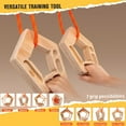 thumbnail image 3 of Hangboard, Hangboard Rock Climbing for Climbing, Home Training, Finger Strengthener, Pull-up Grip Arm Training Portable Finger Board Rock Climbing Holds Indoor and Outdoor, 3 of 5