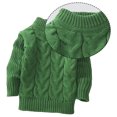 thumbnail image 3 of Suéter grueso de cuello redondo Laklulu para niños con forro de terciopelo, 3 of 5