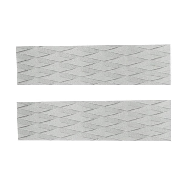 2 almohadillas antideslizantes de EVA para la cola de la tabla de surf, almohadilla de tracción, cojín de agarre para barra de cubierta Gris