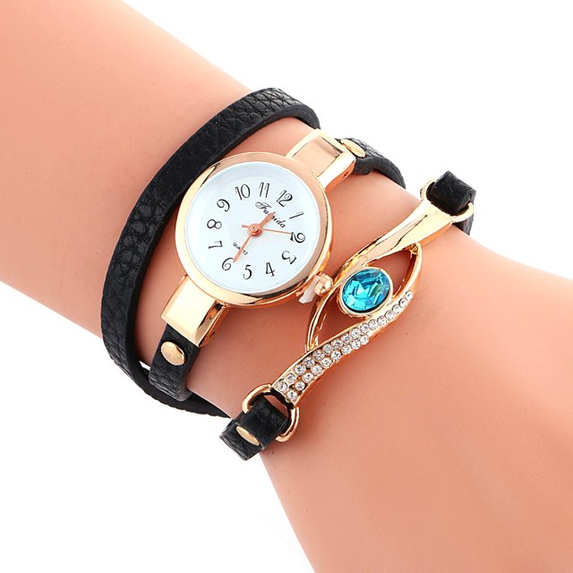 Reloj de cuarzo de moda, zafiro científico integrado, ojo de pavo real, elegante, sinuoso, Abanopi Mirar