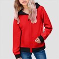 thumbnail image 2 of Staki Toddler Zip-Up Hoodies for Boys and Girls Colorful Cotton Blend Sweatshirts with Pockets Sizes 2T-15Y(Red,14-15 Years), 2 of 6