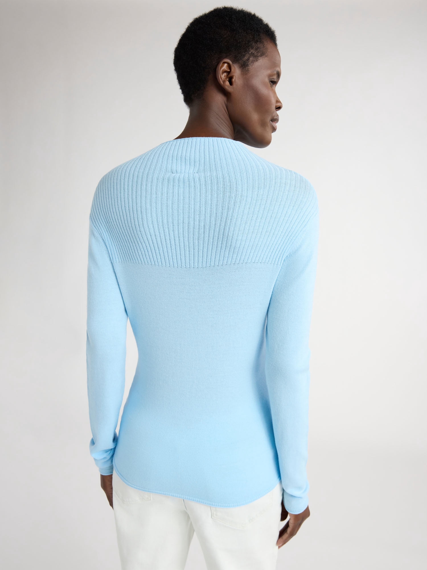 Scoop Woman's Slim Funnel Neck Sweater, Lightweight, Sizes XS-XXL