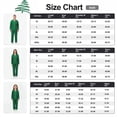 thumbnail image 3 of NIPAXO Family Matching Christmas Pajamas Set Long Sleeve Elf Hat & Candy Cane Print Holiday Sleepwear with White Piping for Dad Mom Kids, 3 of 10