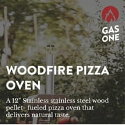 GasOne Pizza Oven Outdoor – 12-inch Wood Pellet Portable Pizza Oven – Pizza Maker Oven for Party
