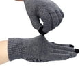 thumbnail image 5 of WRKEKC Winter Gloves for Women Fleece Lined Knitted Thick Gloves Touchscreen Sports Non Slip Gloves for Winter Outdoor Activities, 5 of 7