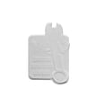 thumbnail image 4 of IH Casa Decor Embossed Metal Wall Sign No Tools Borrowing Allowed, 4 of 4