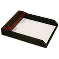 thumbnail image 3 of Rosewood & Leather 7-Piece Desk Set, 3 of 5
