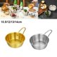 thumbnail image 3 of Outdoor Sport Rice Wine Bowl Rice Bowl Korean Seasoning Bowl Color Silver Gold Thickened With Handle L 12x5x4cm, 3 of 11