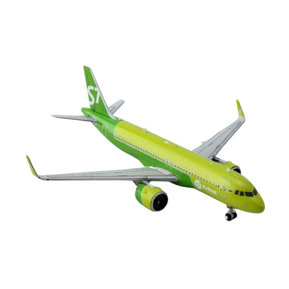 Airbus A320neo Commercial Aircraft "S7 Airlines" (RA-73428) Green Two-Tone 1/400 Diecast Model Airplane by GeminiJets