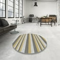 thumbnail image 3 of Ahgly Company Indoor Rectangle Patterned Light Gold PAT3528X Area Rugs, 2' x 3', 3 of 6
