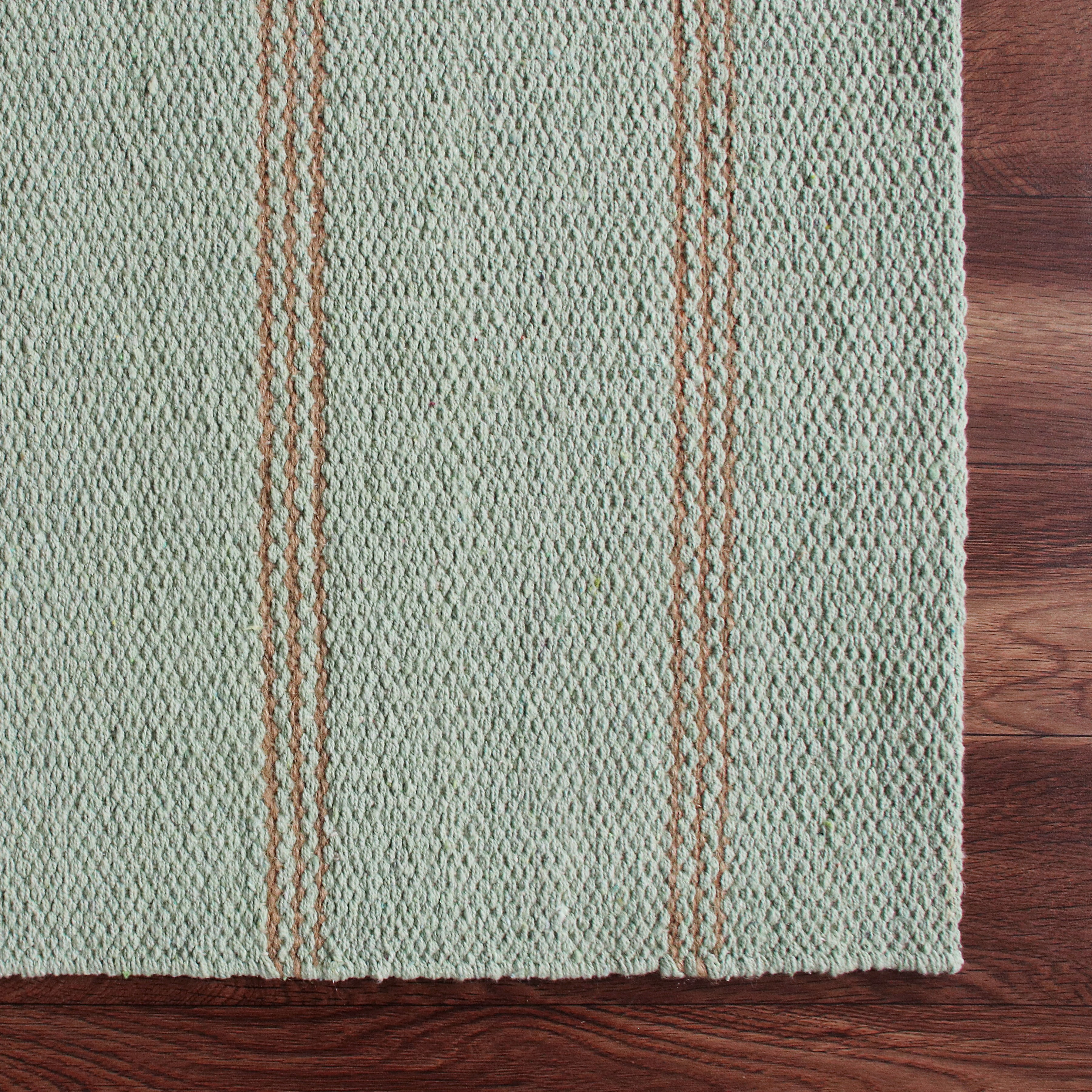 Ox Bay Striped Hand-Made Area Rug, 12' x 9'