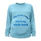 thumbnail image 4 of RKSTN Women's Maternity Sweatshirts Plus Size Crewneck Pregnancy Graphic Print Pullover Hoodless Sweatshirts Top Womens Casual Oversized Round Neck Loose Comfy Funny Printed Long Sleeve T Shirts, 4 of 7