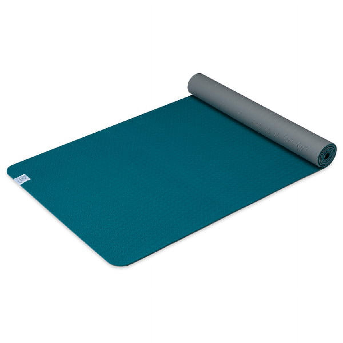 Gaiam Performance TPE Yoga Mat, Lake, 6mm