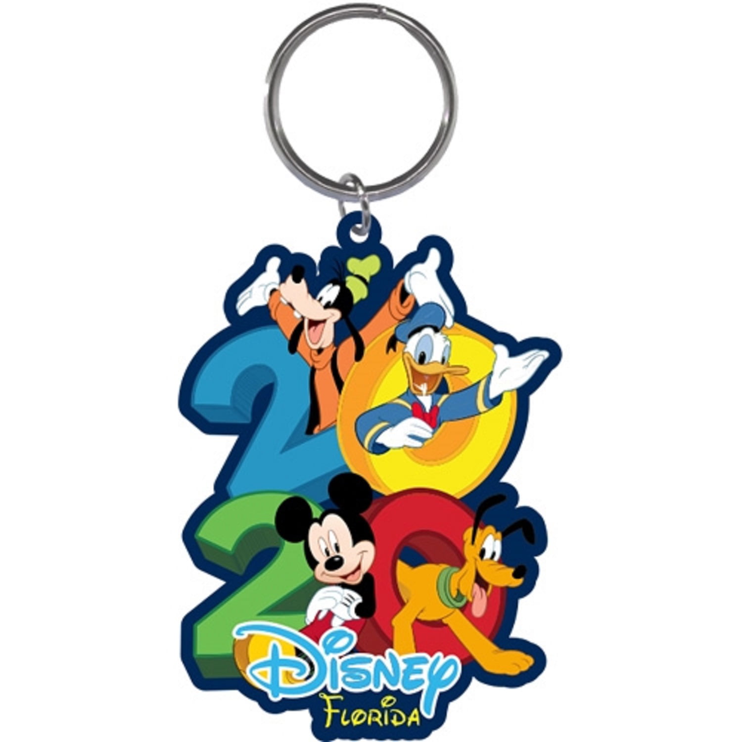 Key Chain-Mickey Pluto or Goofy PVC Choice Minie Daisy Donald