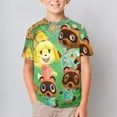 thumbnail image 2 of Animal Crossing Kid's T-Shirt Short Sleeve T-Shirt Tops Summer Tee Shirt for Boys Girls 150CM, 2 of 8