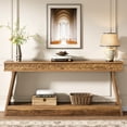 thumbnail image 5 of Tribesigns 70.87-Inch Entryway Table, Narrow Console Table with Storage, Wooden Long Sofa Table, Skinny Hallway Table for Entrance, Bedroom, Living Room, Behind the Couch, Foyer, Rustic Brow, 5 of 8