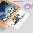thumbnail image 4 of Hello Winter Bull Terrier Welcome Snowy Night Watercolor Vintage Acrylic Plaque with Wood Photo Frame Box Bully Dog Lovers Gifts Idea Light Box - 01011, 4 of 5