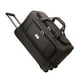 thumbnail image 5 of Bolsa de lona rodante en el equipaje Pesado de servicio pesado Oxford tela portátil de tranvía maleta para viajes de negocios durante la noche Marrón oscuro S, 5 of 10