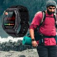 thumbnail image 1 of Reloj inteligente Ritmo cardíaco Presión arterial Llamadas compatibles con Bluetooth (Negro), 1 of 6