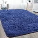 thumbnail image 1 of Alfombra Merelax de felpa grande para interiores, 152 x 244 cm, color azul claro, 1 of 8