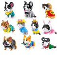 thumbnail image 3 of New Micro Child Build Blocks Animals Pet Dogs Model Diamond Bricks Blocos Kids Toys Cartoon Retriever Puppy Birthday Xmas Gift, 3 of 5