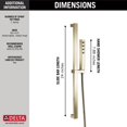thumbnail image 4 of Delta 51567 Ara 1.75 GPM Single Function Hand Shower - Nickel, 4 of 7