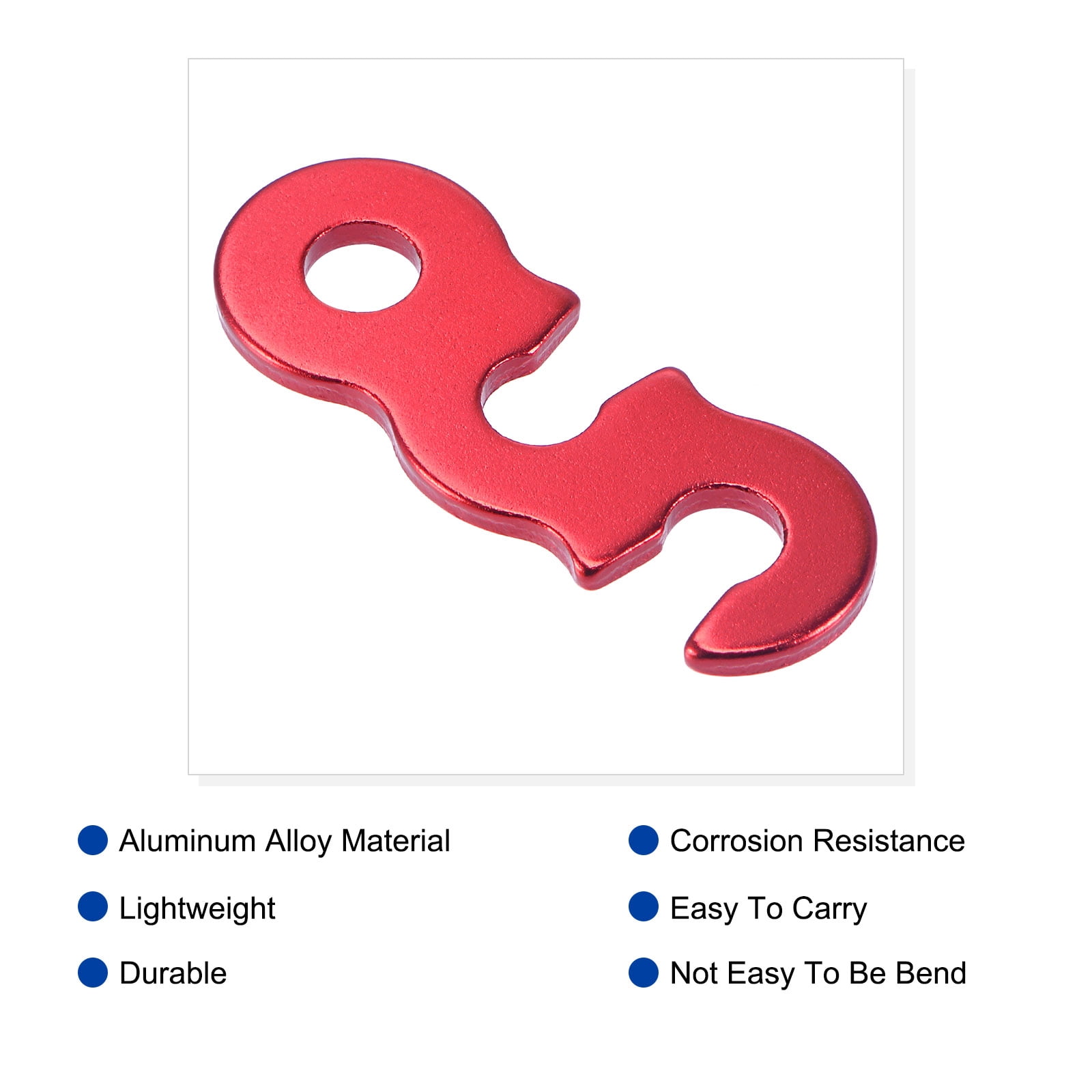 Unique Bargains Straight Tent Cord Adjuster Aluminum Rope Tensioner