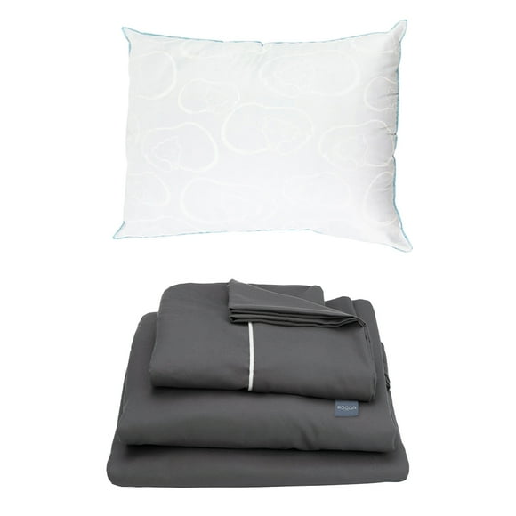 Sábanas Individual Royal Gris + Almohada Osos