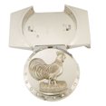 thumbnail image 1 of Removable Lighters Belt Buckle Roosters Cock Fighting Silver Western Cowboy Mexican, 1 of 4