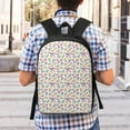 thumbnail image 5 of Xecao Cute Flower print Travel Backpack, Large Computer Backpack for Men Women, College School Rucksack Book Bag, 5 of 5