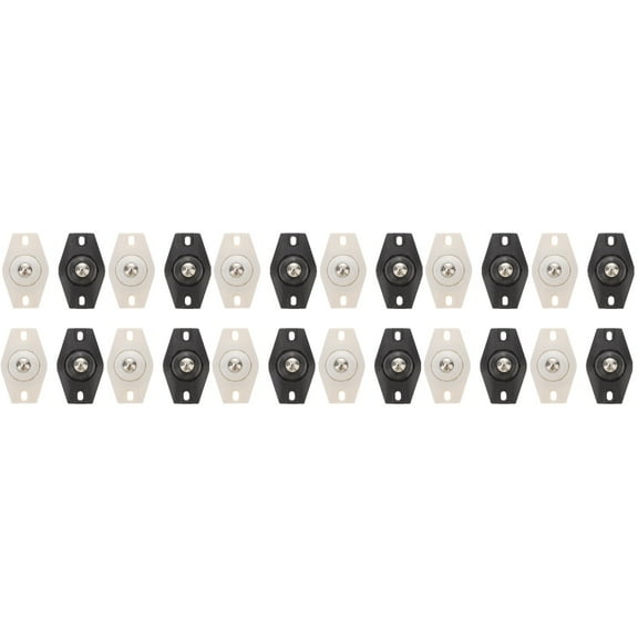 3 Pack Roller Heavy Duty Pulley Self Adhesive Casters Easy Installation Wheels