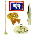 thumbnail image 5 of Indoor Wyoming State Flag Kit - 7ft Pole - Spear Metal, 5 of 5