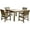 Black, variant on Anderson Teak Windsor Rialto Armchair 5-Pieces Dining Set