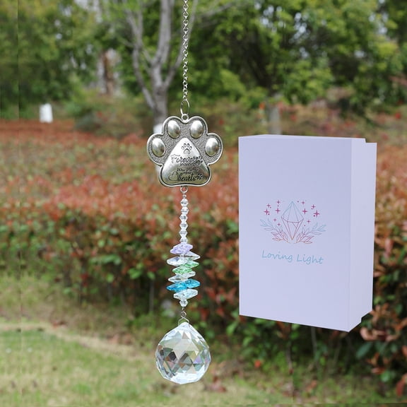 Dog Memorial Gifts for Loss of Dog, Pet Memorial K9 Crystal Suncatcher, Dog Memorial Gifts, Remembrance Bereavement Gifts for Loss of Dogs Cats