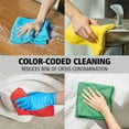 thumbnail image 6 of Rubbermaid Commercial Microfiber Cleaning Cloths 12 x 12 Yellow 24/Bag 1820580, 6 of 9