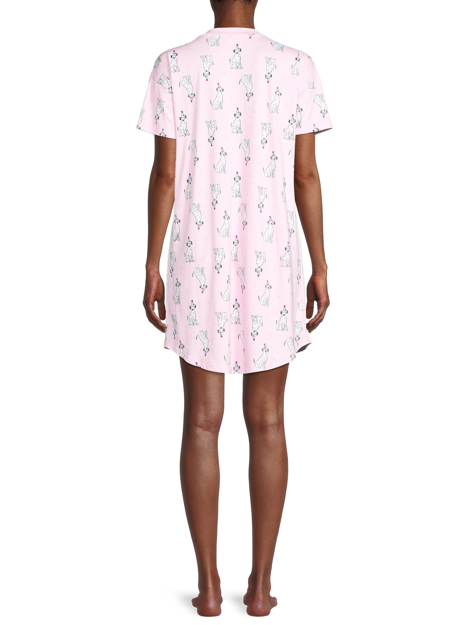 Jaclyn Women’s Hi-Lo Drop Shoulder Sleep Shirt - image 3 of 6