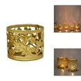 thumbnail image 3 of Candelabros dorados, candelabros de mesa de metal, adornos de mesa, decoración Style4, 3 of 8