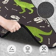 thumbnail image 2 of Daiia Dinosaur Skeleton Printed Car Floor Mats Set of 4, Durable Non Slip Auto Floor Carpet, Car Interior Carpets Proof Foot Pads Anti-Slip Cushion Automoetive Accessories, 2 of 6