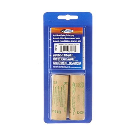 Model Engine Builder - ESTES D12-3 Model Rocket Engines 2 Pack