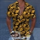 thumbnail image 2 of Camisas Vaqueras Para Hombre Manga Corta Hombres Casual Manga corta Primavera Verano Turndown Neck 3D Impreso Camisas Moda Top Blusa Camisas (Gold, M), 2 of 4