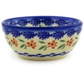 thumbnail image 3 of Polish Pottery 4-inch Bowl (Fanciful Ladybug Theme) Signature UNIKAT Hand Painted in Boleslawiec, Poland + Certificate of Authenticity, 3 of 6
