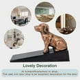 thumbnail image 4 of Topes de puerta para perros lindos de hierro fundido de alta resistencia, cuña decorativa de tope de puerta de metal con estatua de animal lindo, con tapete antideslizante para el hogar, 4 of 5