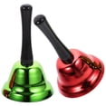 thumbnail image 3 of SWETRACE 2Pcs Plastic and Metal Hand Bells for Office Use with Dinner Bell Function 11.8x3x3in, 3 of 8