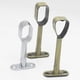 thumbnail image 4 of 25-26 2pcs Alloy Wardrobe Rod Ceiling Mounted Bracket Clothes Rail Holder Lever Flange Jikaix, 4 of 5