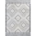 thumbnail image 3 of JONATHAN Y Moroccan Hype 5' x 8' Geometric Polypropylene Cream/Gray Rectangle Area Rug, VMOH200B-5, 3 of 7